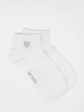 Lua Accessories – Sneakersocken aus Textil Offwhite