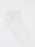 Lua Accessories – Sneakersocke aus Textil weiß