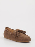 Andrea Puccini – Bootsschuh aus Veloursleder Braun