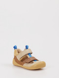 Affenzahn – Lauflernsandalen aus Veloursleder beige