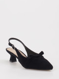 Andrea Puccini – Slingback-Pumps aus Veloursleder