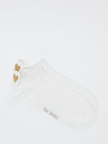 Lua Accessories – Sneakersocke aus Textil Weiß