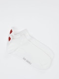 Lua Accessories – Sneakersocke aus Textil Weiß