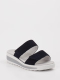 Semler – Pantolette aus Veloursleder Blau