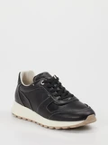 La Martina - Sneaker aus Kalbleder in schwarz