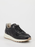 La Martina – Sneaker aus Kalbleder Schwarz