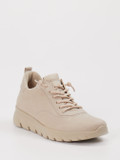 Gabor – Sneaker aus Nubukleder Beige