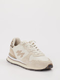 MRP – Sneaker aus Velours/Leder Weiß