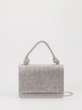Andrea Puccini – Abendtasche aus Textil silber