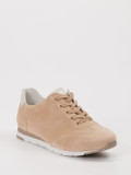 Semler – Sneaker aus Veloursleder beige
