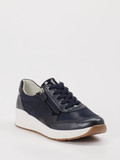 Cypres Soft – Schnürschuh aus Stretch blau
