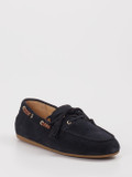 Andrea Puccini – Bootsschuh aus Veloursleder Blau