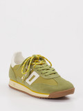 Back 70 – Sneaker aus Leder Olivgrün