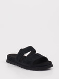 UGG – Pantolette aus Veloursleder Schwarz