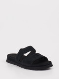 UGG – Pantolette aus Veloursleder Schwarz