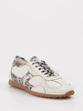 MRP – Sneaker aus Kalbleder Cremeweiß Animal-Print
