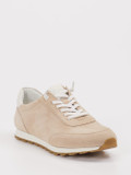 Sioux – Sneaker aus Veloursleder Beige