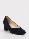 Hassia – Pumps aus Veloursleder navy V-Cut