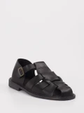 Astorflex – Fisherman-Sandalen aus Kalbleder Schwarz