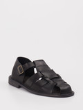 Astorflex – Fisherman-Sandalen aus Kalbleder Schwarz