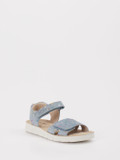 Richter – Sandalette aus Veloursleder blau