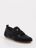 Marc O'Polo – Mary-Jane-Ballerinas aus Velour/Textil