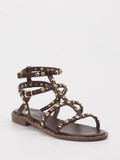 Vivian Ray – Sandalette aus Synthetik Braun