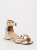 Ralph Harrison – Sandalette aus Metallic Leder gold