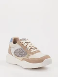 XSENSIBLE - Sneaker aus Velour/Leder in beige