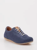 Andrea Conti - Sneaker aus Veloursleder in blau