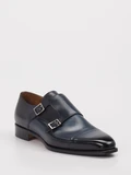 Konstantin Starke - Slipper aus Kalbleder in blau