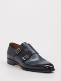 Konstantin Starke – Double Monk aus Kalbleder Navy