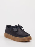 Clarks – Schnürschuh aus Veloursleder Blau