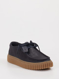 Clarks – Schnürschuh aus Veloursleder Blau
