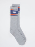 UGG – Crew-Socken aus Baumwolle Grau meliert
