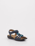 Ricosta – Sandalette aus Nubukleder blau