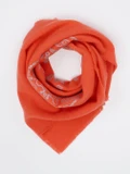 Blui – Tuch aus Wolle Orange Paisley