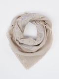 Blui – Dreieckstuch aus Wolle Beige