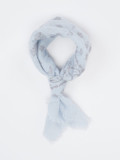 Blui – Halstuch aus Wolle Hellblau Paisley