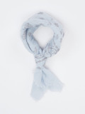 Blui – Halstuch aus Wolle Hellblau Paisley