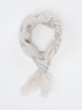 Blui – Tuchschal aus Wolle Beige Paisley