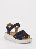 Hartjes – Sandalen aus Veloursleder blau