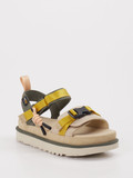 UGG – Trekkingsandalen aus Velour/Textil beige