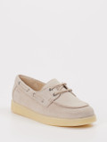 Sioux – Bootsschuhe aus Veloursleder Beige