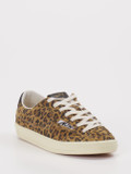 Autry – Sneaker aus Veloursleder Leopard Braun