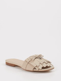 Andrea Puccini – Pantolette aus Lammleder Beige