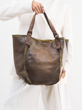 Alchimia – Shopper aus Kalbleder Braun
