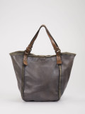 Alchimia – Schultertasche aus Kalbleder Taupe