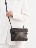 Alchimia – Crossbody Bag aus Kalbleder schwarz