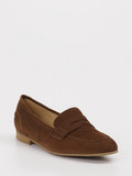Luca Grossi – Slipper aus Veloursleder Braun